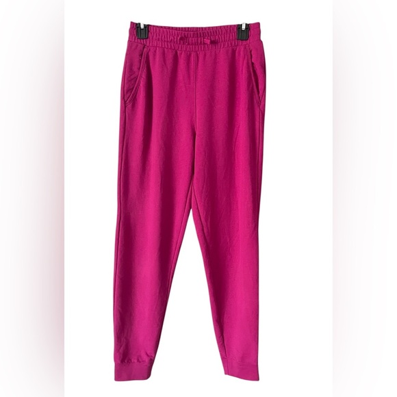 Nike Dri-FIT Yoga joggers in Pink and gray set - Picture 2 of 10